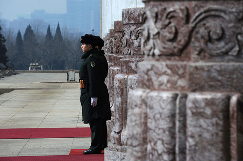 人民大會(huì)堂靜待2014全國(guó)兩會(huì)開(kāi)幕5