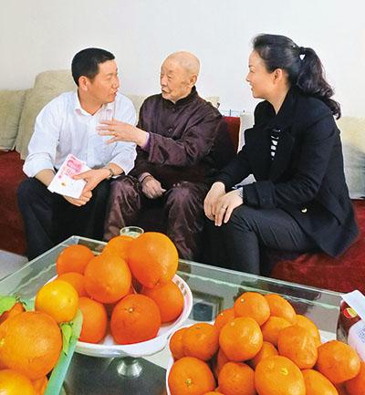 總理收到臍橙