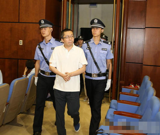 上午9時(shí)，兩被告單位的訴訟代表人被傳喚至法庭，被告人楊秀宇、盧梅被法警帶入法庭。