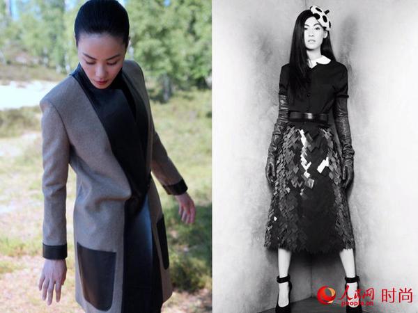 OL風(fēng)，王菲大女人氣質(zhì)駕馭漢子風(fēng)西服真是駕輕就熟，張柏芝黑白寫(xiě)真酷勁兒十足。