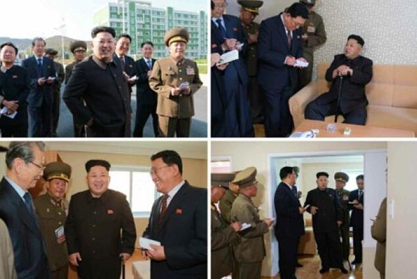 金正恩表示，公寓房間不僅看上去溫馨方便，而且配備了全套家具和固定設施。他補充說，如果朝鮮勞動黨為所有公寓配好彩電、被褥等家居用品，那么入住者無需再自帶任何用品。