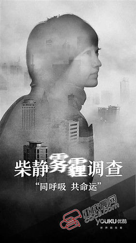 　　紀錄片《柴靜霧霾調查：穹頂之下》海報。