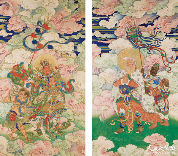 四、佛教水陸畫2幅_副本