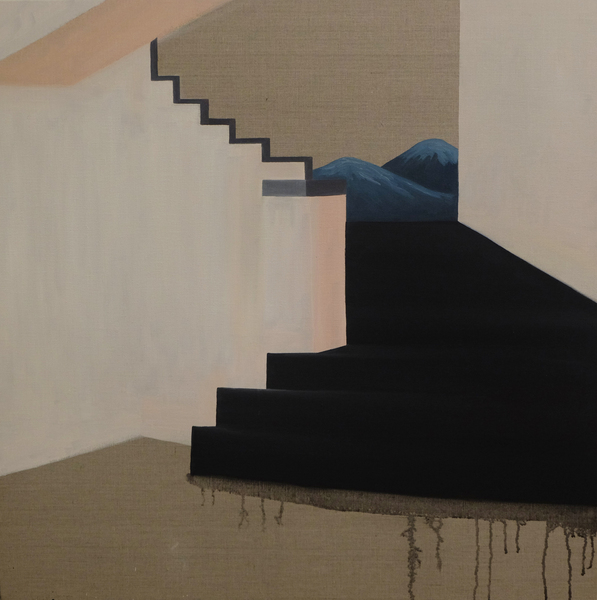 4 《局》，何文君，80x80cm，布面油畫，2015