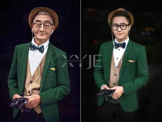 酷斃了！孫子給85歲爺爺拍了一組街拍照
