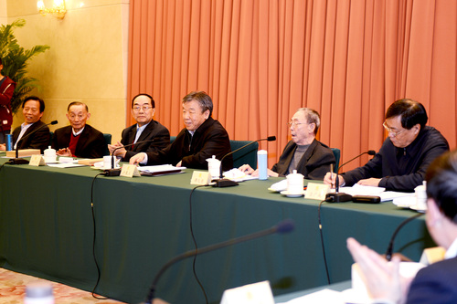 全國政協(xié)京昆室成立30年座談會(huì)現(xiàn)場 全國政協(xié)副主席、京昆室主任盧展工講話