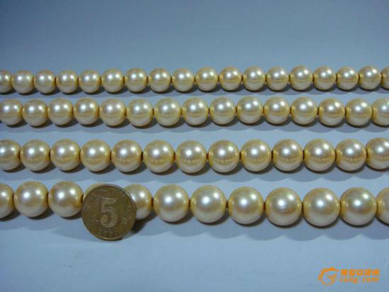 藏品尺寸/規(guī)格：東珠大珍珠108顆、珠子直徑14mm