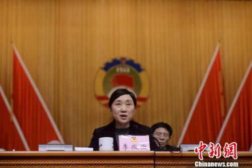 李微微當(dāng)選為湖南省政協(xié)主席。唐小晴 攝