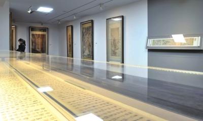 中國美術(shù)館“國寶廳”現(xiàn)場。本版圖片京華時(shí)報(bào)記者吳平攝