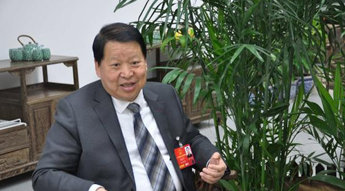 全國人大代表、浙江省奉化市滕頭村黨委書記傅企平