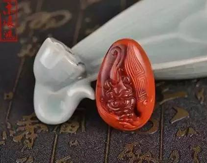 南紅瑪瑙柿子紅的收藏價(jià)值