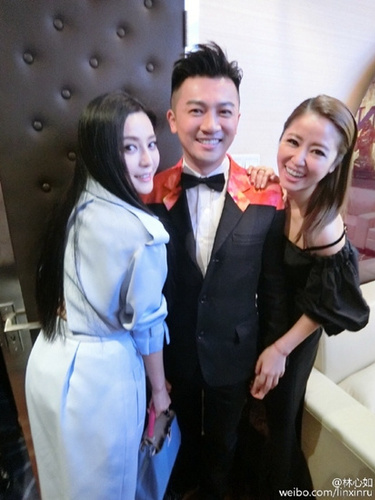 林心如合影范冰冰、蘇有朋：歲月靜好，友情無(wú)價(jià)（圖）