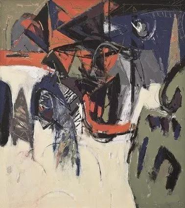 阿旺·達(dá)密·阿末，《AlunAlunKemarista》，2000，油彩、畫(huà)布，120×120 cm（佳士得提供）