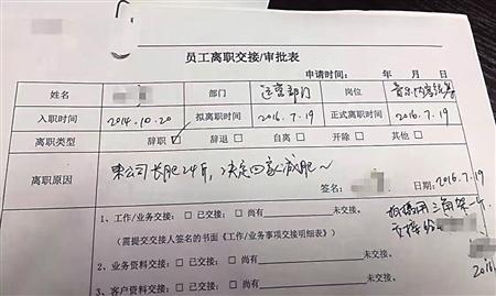 女子寫下最苦惱離職理由：長(zhǎng)胖24斤 要回家減肥
