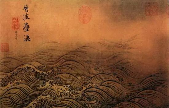《水圖》（局部）宋 馬遠，絹本設色
北京故宮博物院藏