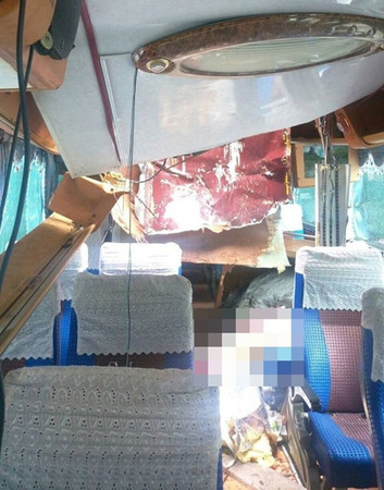 臺灣發(fā)生落石砸中游覽車意外：1人當場死亡3人受傷