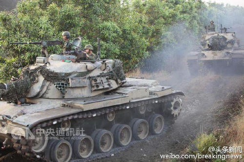 據(jù)此前報道，臺“陸軍”八軍團“政戰(zhàn)主任”楊威武表示，564旅一輛CM11坦克上午10時30分左右，操演完成返回部隊途中，因戰(zhàn)車左邊履帶卡住，從網(wǎng)紗溪橋上翻覆落水，橋高約3米，車上共5人，司機逃出，其余4人送醫(yī)急救，情況危急，但均已沒有生命跡象。