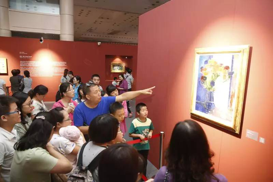 第二屆南京國際美術(shù)展大師展現(xiàn)場