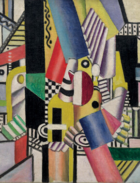 由法國最早立體主義運動領袖之一費爾南德?萊熱 （Fernand Leger） 于 1918 年 4 月繪制的布面油畫杰作《火爐》 （The Stove），尺寸為 61 x 50.1 厘米。