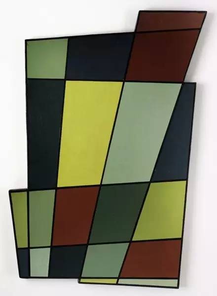 《不規(guī)則框架2號(hào)（Irregular Frame no. 2）》，胡安?麥勒（JuanMelé），組合板上油畫(huà)，1946年
