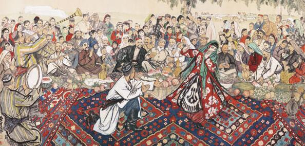 豐樂(lè)圖 黃胄