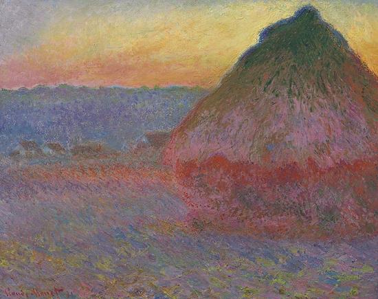 克勞德·莫奈，《Meule》（1891）。圖片：Courtesy Christie's Images Ltd.