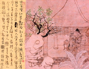 戲曲人物畫《回首皆幻景》（余啟平，局部）