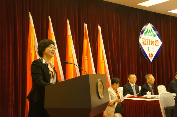 廈門市委常委倪超致辭。（記者 照寧攝）4