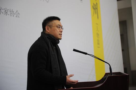 蘇州國(guó)畫(huà)院院長(zhǎng)劉佳 介紹相關(guān)工作情況