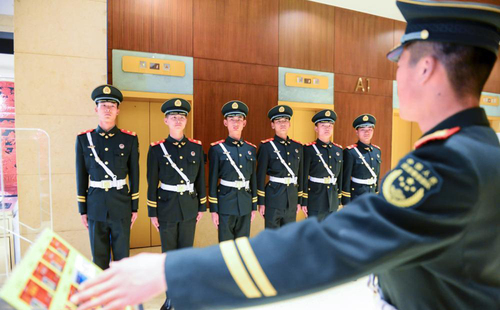 北京：全國兩會在即 武警官兵進(jìn)入兩會時間4