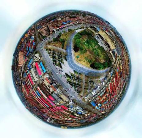 雄安新區(qū)原雄縣的全景圖。<a target='_blank' href='http://www.chinanews.com/'>中新社</a>發(fā) 周國強(qiáng) 攝