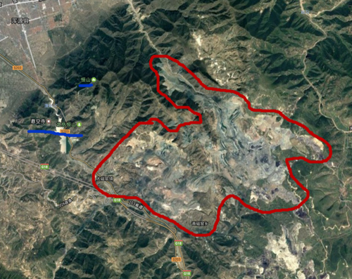 航拍直擊露天采礦 北岳恒山多處山體遭到開(kāi)挖