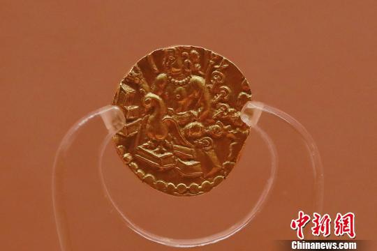 鳩摩羅笈多一世金幣?！埡鄠?攝