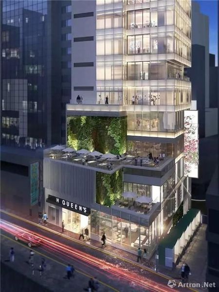 皇后大道中的 H Queen's 大廈專為畫廊空間而打造，落成后將吸引諸多畫廊進駐。