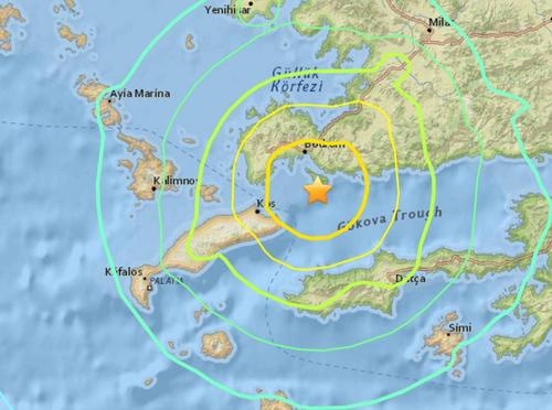 6.7級強(qiáng)震致希臘科斯島2人死亡數(shù)人傷震感強(qiáng)烈