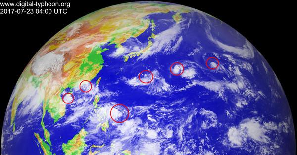 臺風(fēng)組團攜暴雨接連來襲 江浙滬降溫仍然沒戲