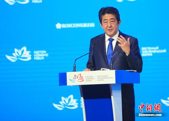 日本首相安倍晉三。