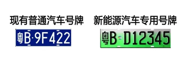 新能源汽車專用號牌來了！以后，你的車牌長這樣