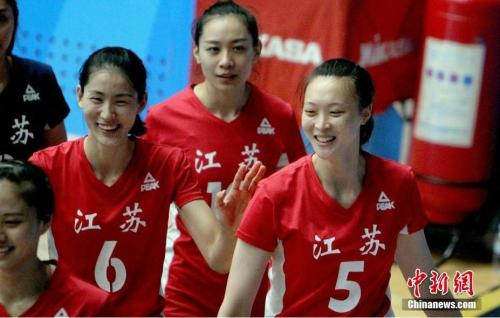 女排比賽備受關注。 <a target='_blank' href='http://www.chinanews.com/'>中新社</a>記者 張道正 攝