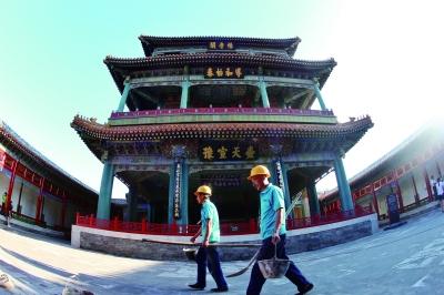 戲曲館修繕完工，裝修一新的戲曲館將于近日向游客開放        記者 劉暢