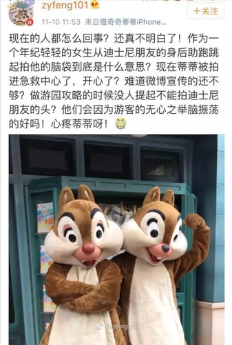 迪士尼蒂蒂被女子打出腦震蕩？真以為它不是人啊