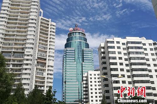 北京市亞運村北辰附近某小區(qū)樓外景。<a target='_blank' href='http://www.chinanews.com/' >中新網(wǎng)</a> 程春雨 攝