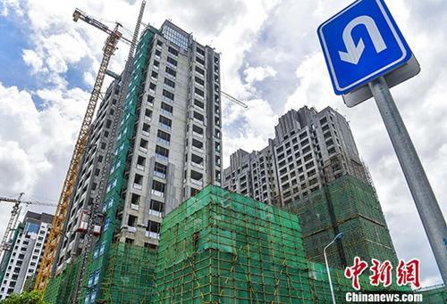 資料圖。 在建的樓盤。<a target='_blank' href='http://www.chinanews.com/'>中新社</a>記者 駱云飛 攝