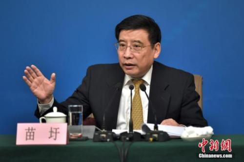 資料圖：苗圩。<a target='_blank' href='http://www.chinanews.com/'>中新社</a>記者 金碩 攝