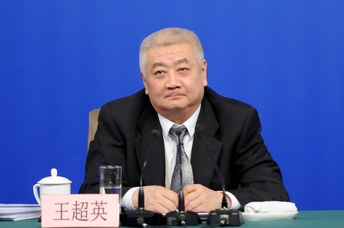 全國(guó)人大常委會(huì)法工委副主任王超英。人民網(wǎng)記者 郝勇 攝
