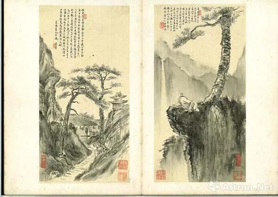 《華嚴(yán)瀑布》與《白馬寺》