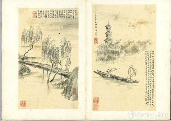 《拏舟金牛湖》與《聞鵑憶友》