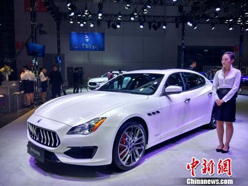 資料圖：上海車展上的汽車。<a target='_blank' href='http://www.chinanews.com/' >中新網(wǎng)</a>記者 李金磊 攝