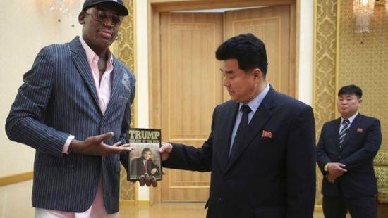 美媒:前NBA球星羅德曼或?qū)⑾扔谔亟饡?huì)1天抵新
