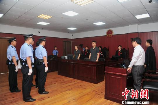 11日，江蘇鹽城市中級人民法院在大豐區(qū)人民法院公開宣判東臺市原副市長吳曉東受賄案。法院供圖